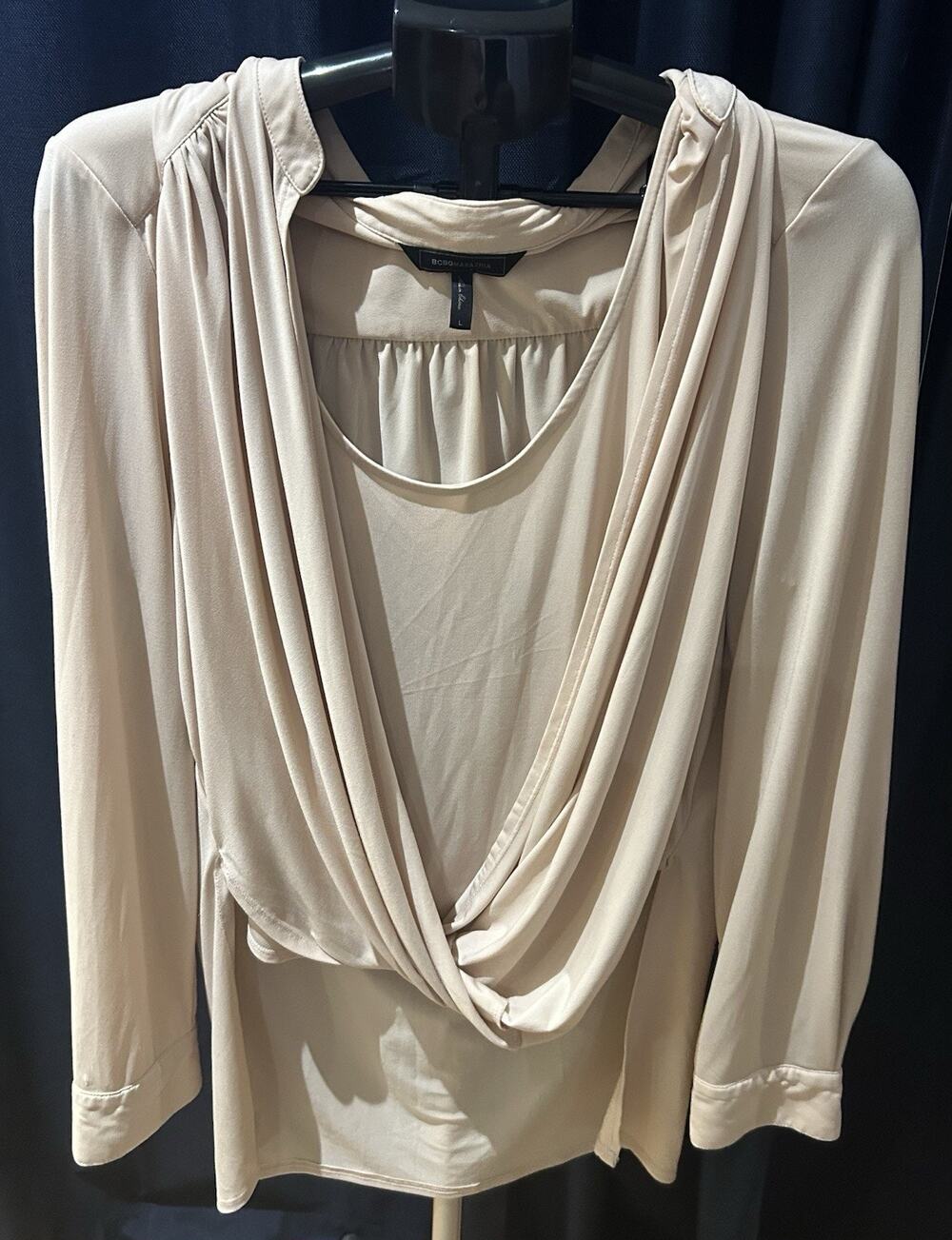 BCBGMaxazria Light Pink Blouse Women's size L